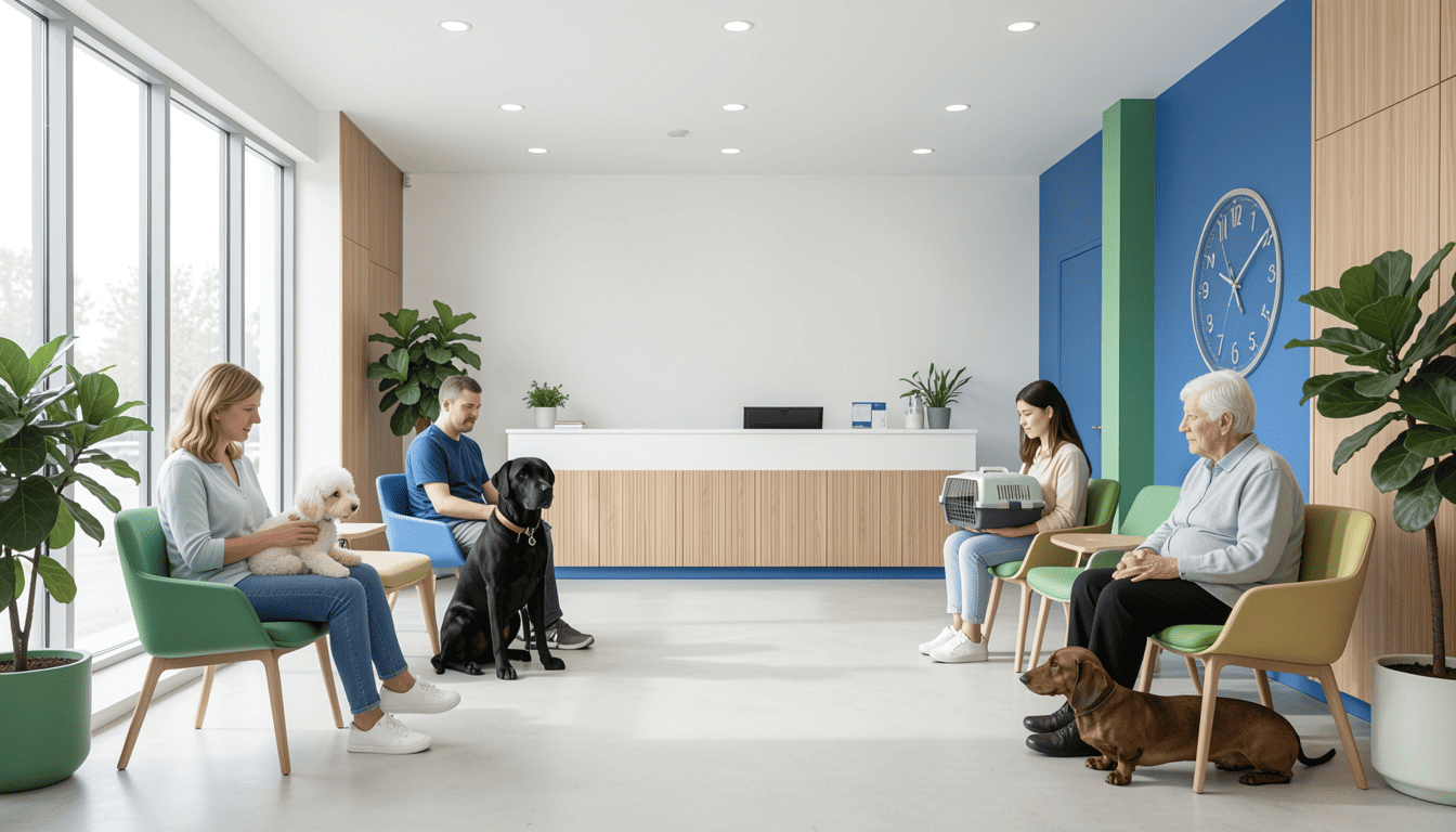 Recepção moderna PetSpace